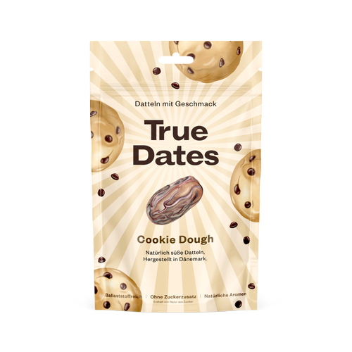 True Dates - COOKIE DOUGH | natürlich aromatisierte Datteln | Keks | 100 g